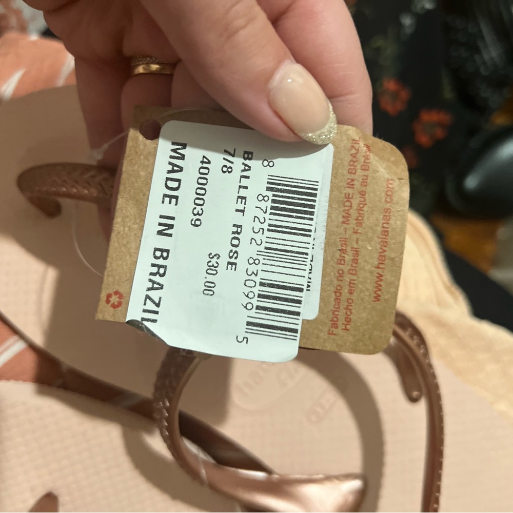 Havianas NWT ballet rose